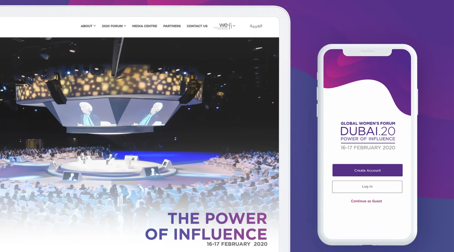 WordPress Design Case Study for Global Womens Forum Dubai