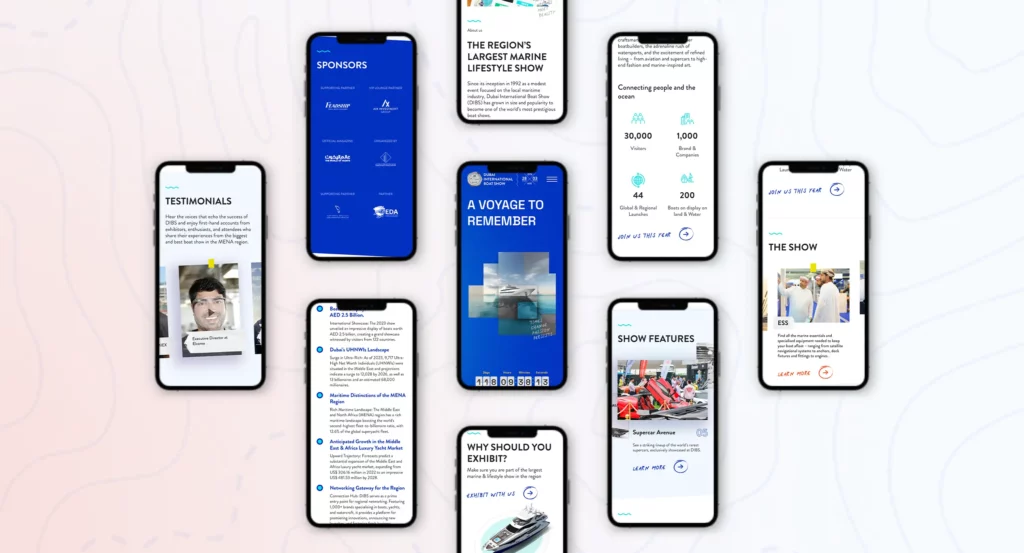 Dubai International Boat Show Website Revamp Case Study 2024