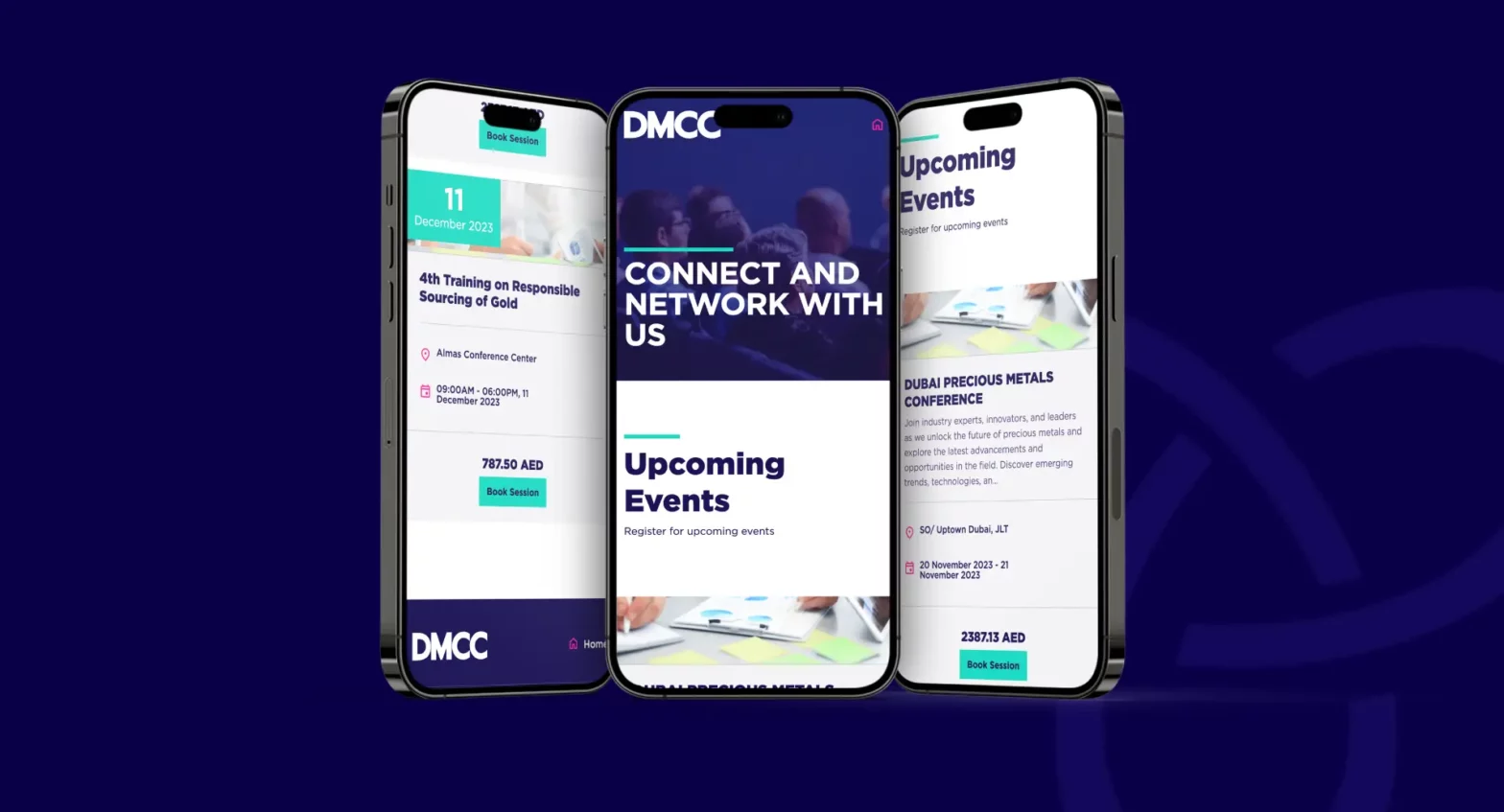 Event online registration and management case study for DMCC