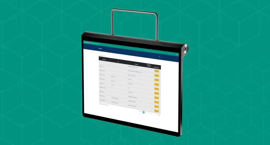 Check-in system for The 5th Media Oasis, hosted by the Saudi Ministry of Media