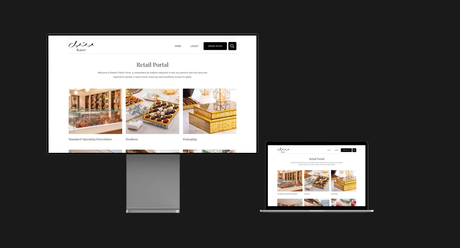 Retail Portal Development Case Study for Bateel