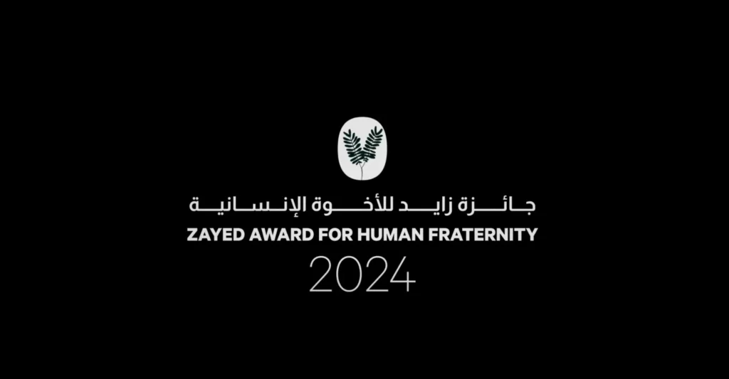 live event streaming portfolio for Zayed Awards for Human Fraternity