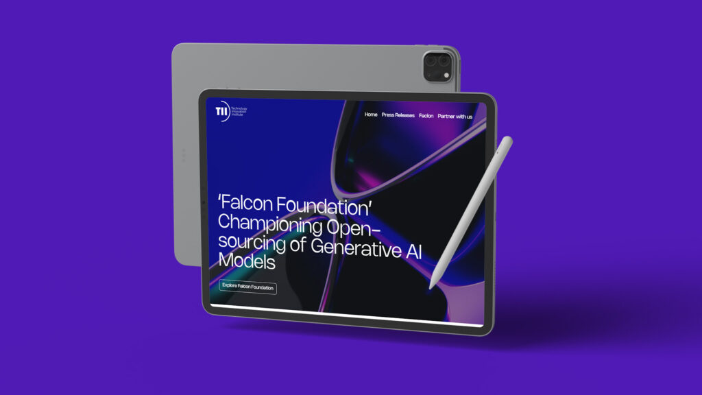 website development portfolio by GTECH  for the Falcon Foundation