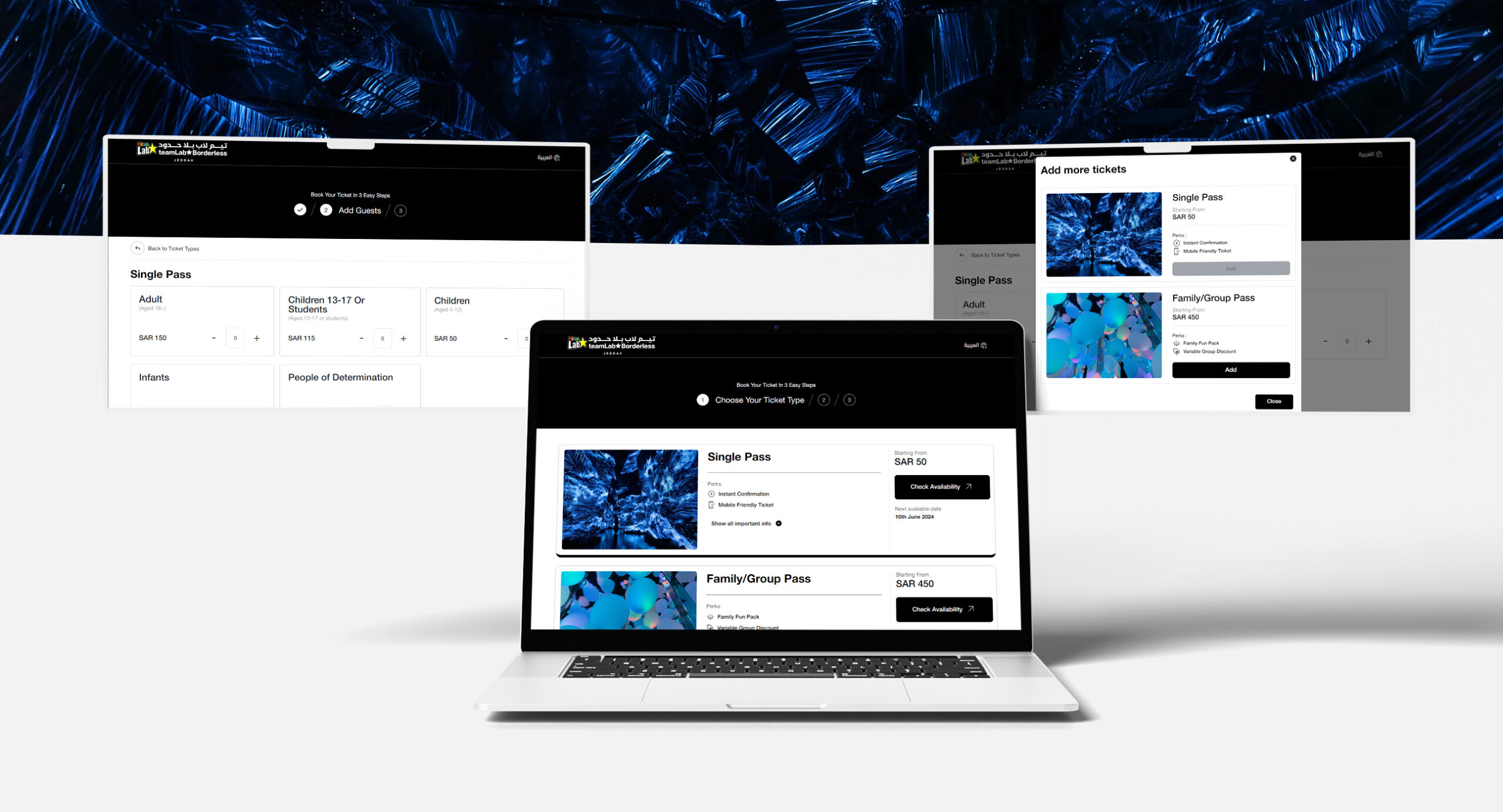 Redefining Digital Interactions: The teamLab Borderless Jeddah Ticketing Platform